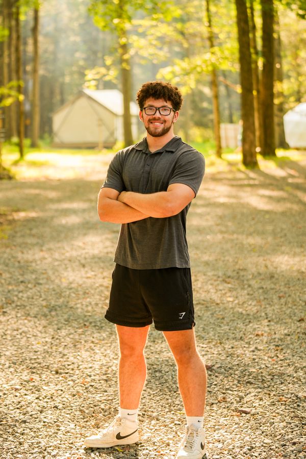 High school senior guy portrait outdoors in West Springfield, Massachusetts